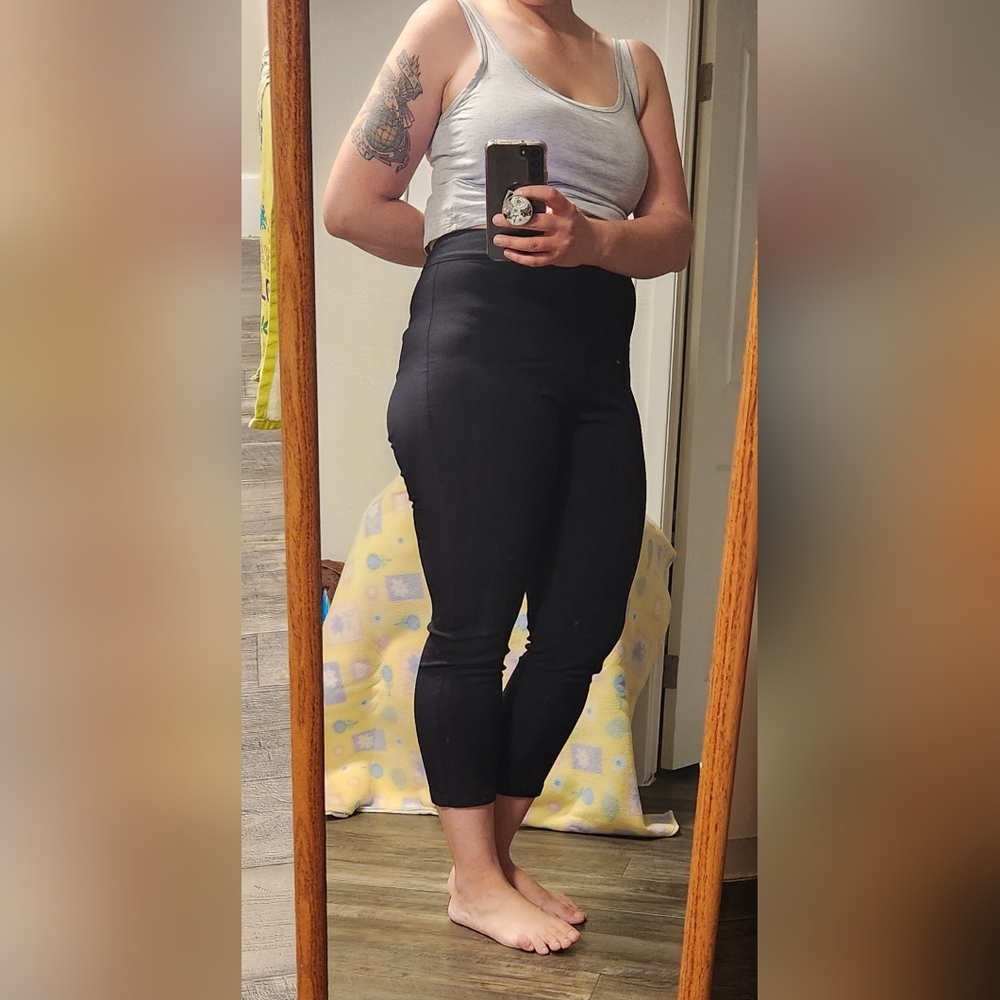 Leith high rise cropped pants